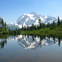 A mountain lake